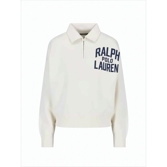 Polo Ralph Lauren Sweaters - Polo Ralph Lauren Cropped Half-Zip Pullover With Classic Collar - NWT
